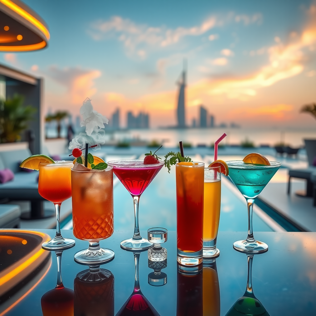 Artfully crafted cocktails